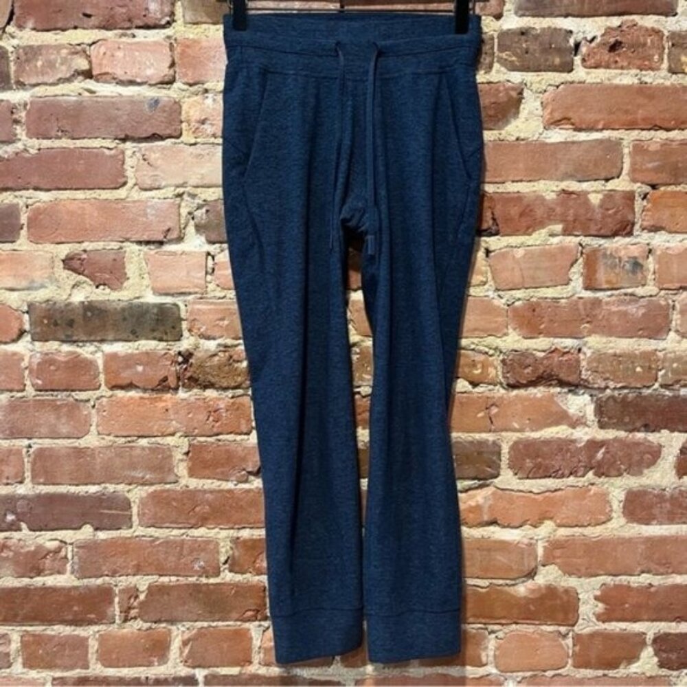 Lululemon Ready to Rulu Jogger Crop Heathered True Navy / Black W6BJ1S Size 2